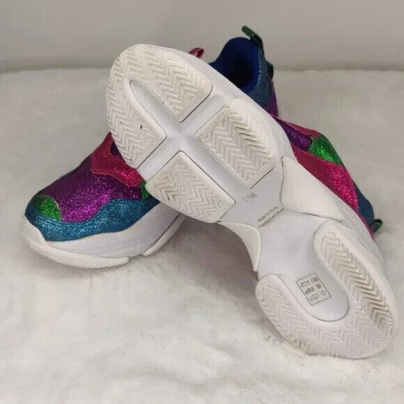 Jeffrey Campbell Y2K pink, Multicolor platform sneaker sz 7.5 - Picture 5 of 7
